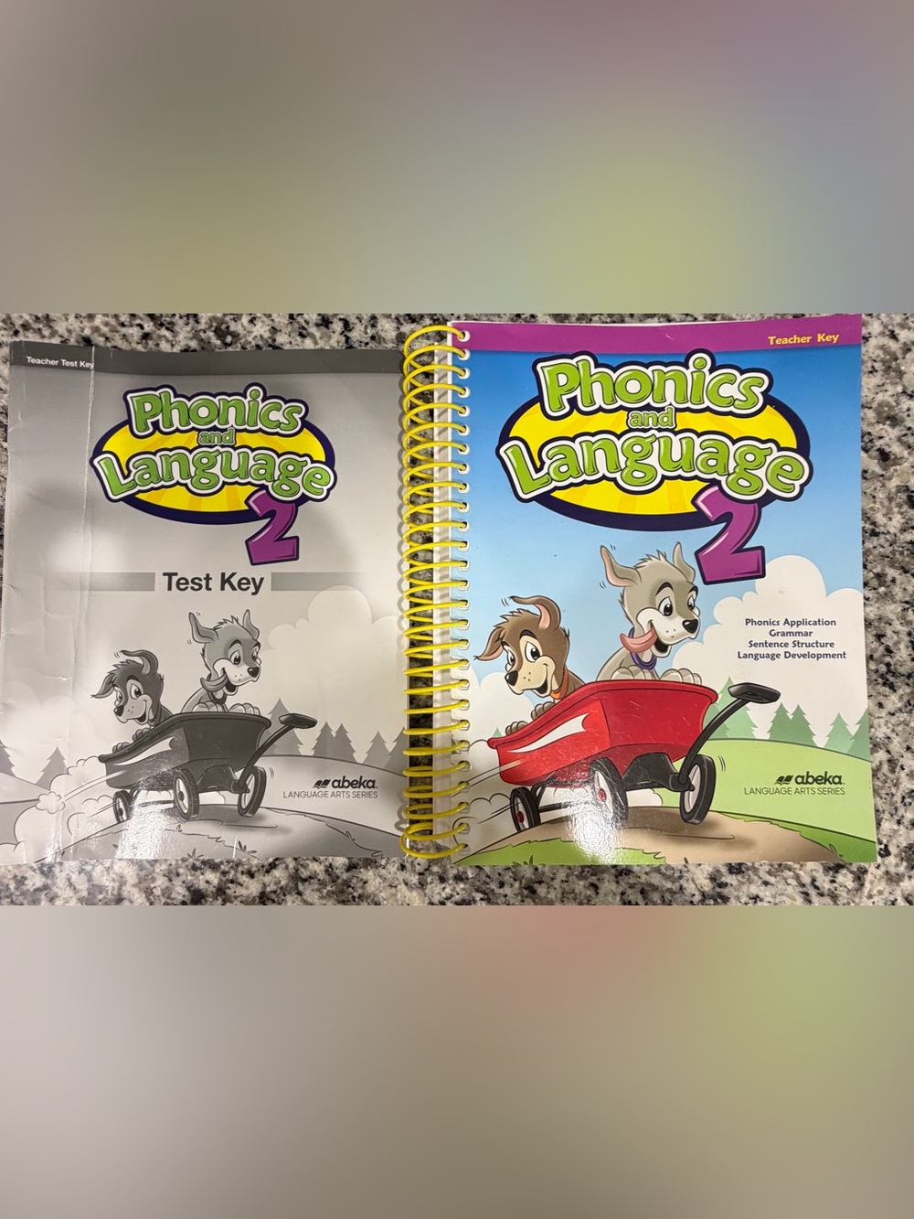 Abeka Phonics and Language 2 Teacher Workbook and Test Key